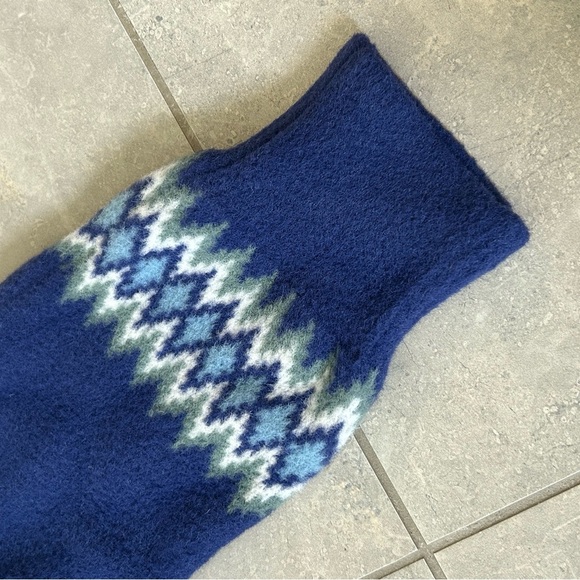 NWOT Pink Lily Bundled Up Navy Oversized Fuzzy Sweater - Picture 7 of 11